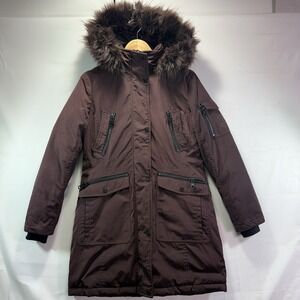 Calvin Klein Performance Winter Parka Coat With Detachable Hood Women's Small